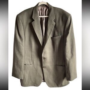 1990s Vintage Lauren Ralph Lauren 100% New Wool Blazer Jacket Size 48 XL